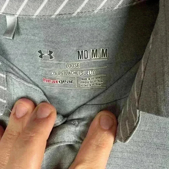Under Armour Performance Polo Size M gray - Picture 2 of 3